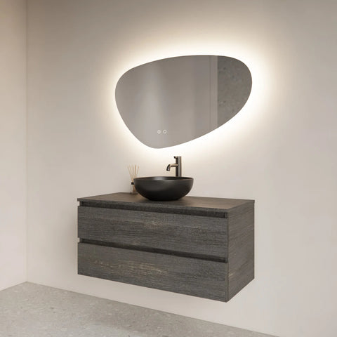 Gliss Design Trendy ovale spiegel LED Verlichting