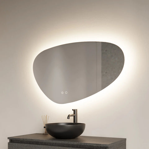 Gliss Design Trendy ovale spiegel LED Verlichting