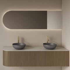 Gliss Design Zelus badkamerspiegel - Directe en indirecte LED verlichting - Sensor bediening - Met spiegelverwarming