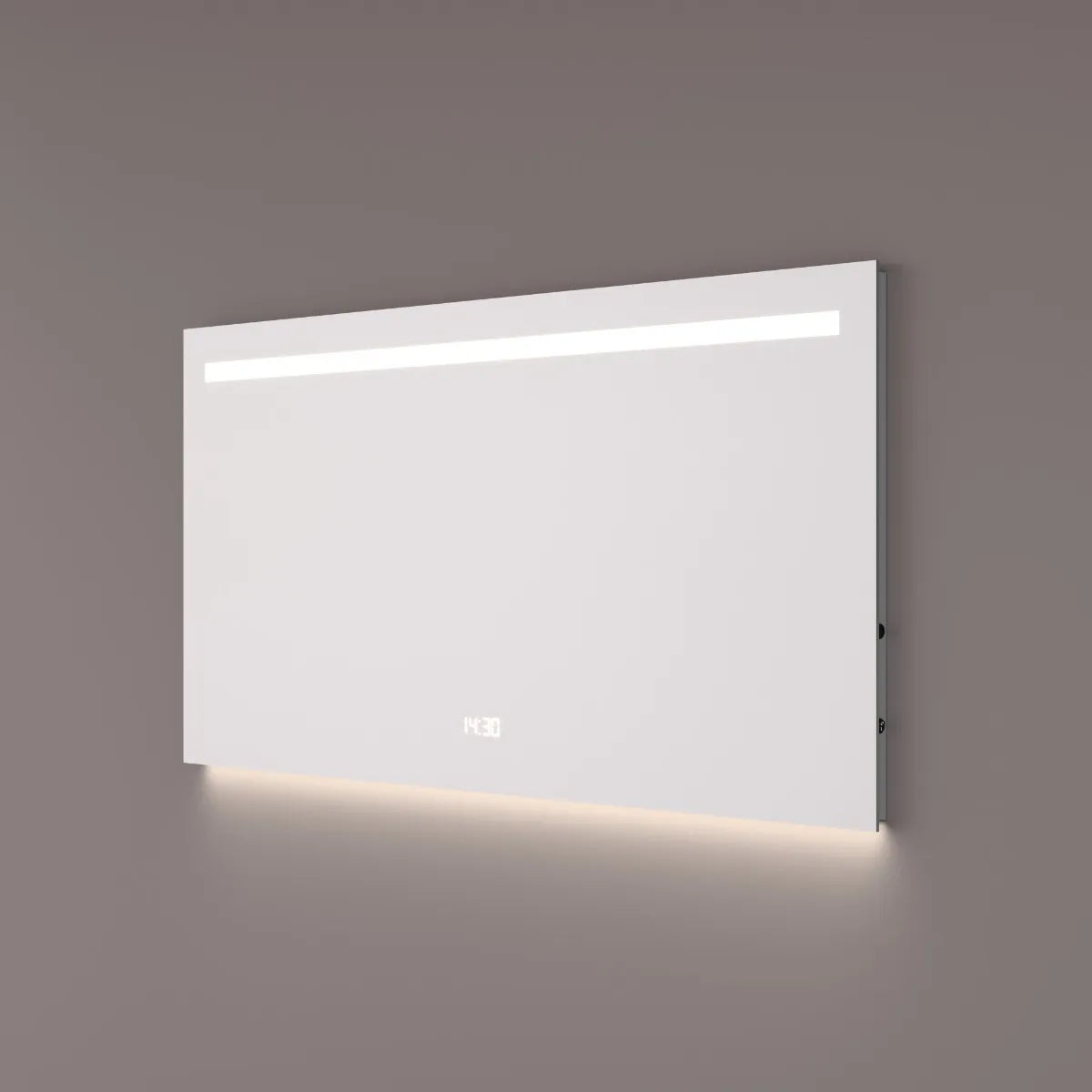 Hipp Design 5000 spiegel met LED verlichting, klok en spiegelverwarming
