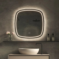 Hipp Design Phantom Deens ovale spiegel met verlichting en verwarming