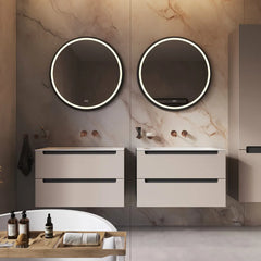 Hipp Design Phantom ronde spiegel met verlichting en verwarming