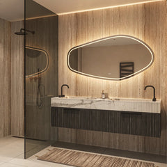 Hipp Design Phantom spiegel organisch met LED verlichting en spiegelverwarming