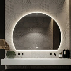 Hipp Design SL140 sun-line spiegel met LED verlichting en spiegelverwarming