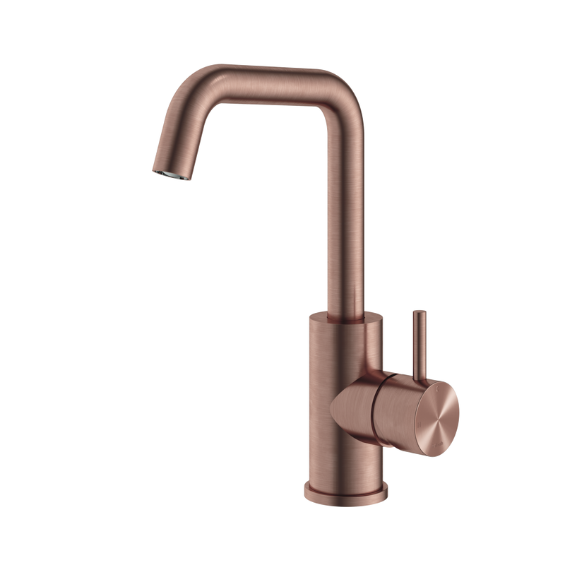 Hotbath Archie AR014 wastafelkraan RVS 316 - Geborsteld Koper PVD
