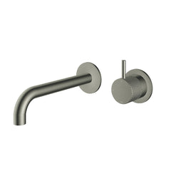 Hotbath Cobber X CX105EXT18 afbouwdeel voor inbouw wastafelkraan - uitloop 18cm - Geborsteld Nikkel