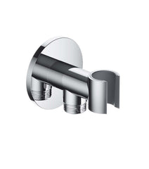 Hotbath Cobber M515 wandsteun + uitlaat - Geborsteld Zwart PVD