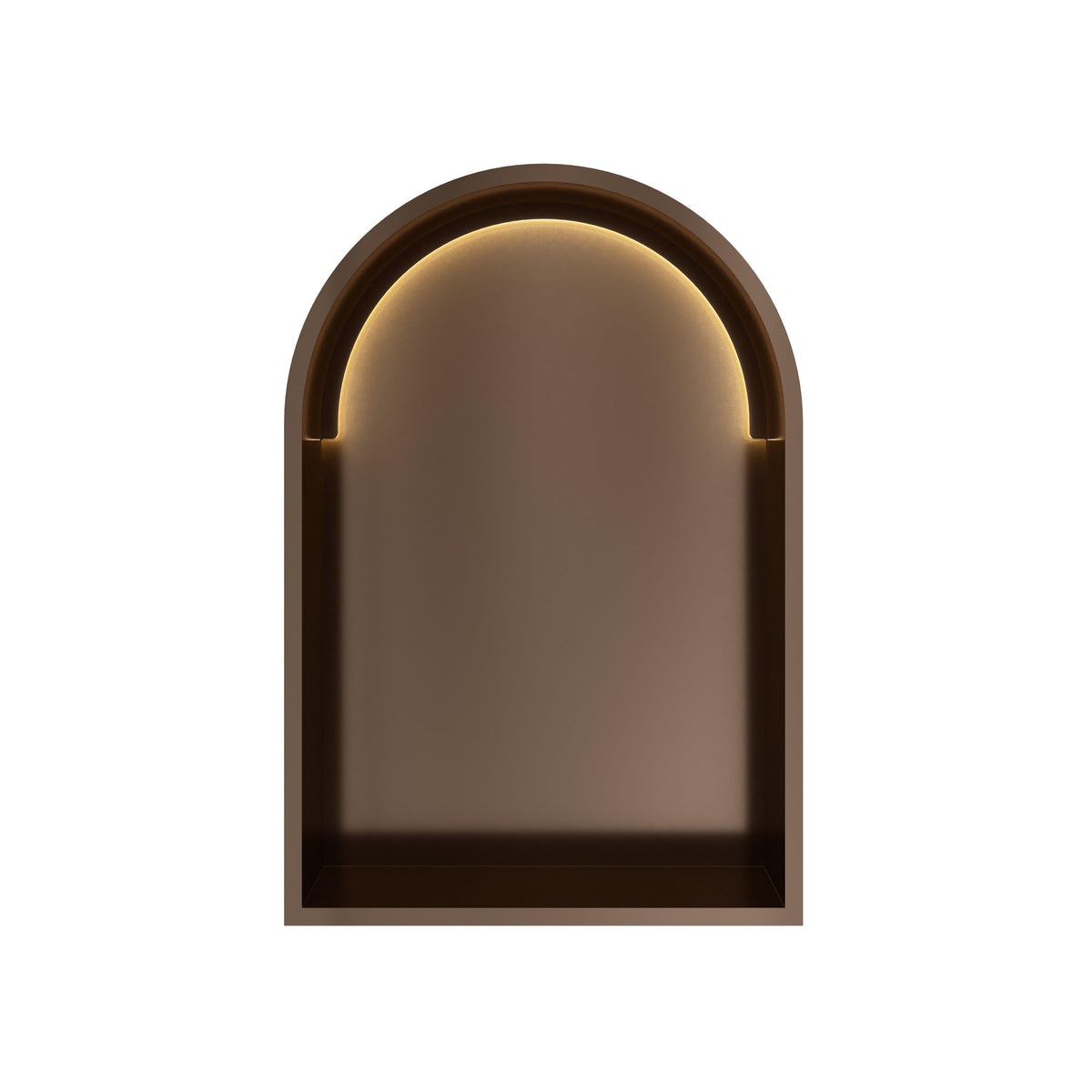 Hotbath &MORE Inbouwbox of inbouwnis Toogmodel - 30x45x10cm - met LED - IP44 -Tuscan bronze