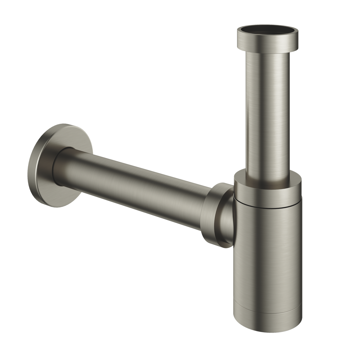 Hotbath Cobber P034 fonteinsifon rond Geborsteld Nikkel PVD