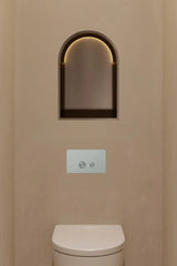 Hotbath &MORE Inbouwbox of inbouwnis Toogmodel - 30x45x10cm - met LED - IP44 -Tuscan bronze