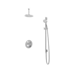 Hotbath IBS1A Buddy inbouw doucheset - ronde 3 standen handdouche - 20cm hoofddouche - plafondbuis 15cm - glijstang - Chroom