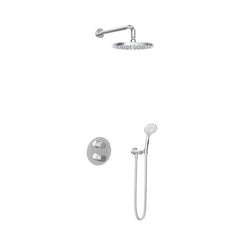 Hotbath IBS1A Buddy inbouw doucheset - ronde 3 standen handdouche - 25cm hoofddouche - wandarm - zonder glijstang - Chroom