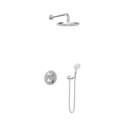 Hotbath IBS1A Buddy inbouw doucheset - ronde 3 standen handdouche - 30cm hoofddouche - wandarm - zonder glijstang - Chroom