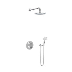Hotbath IBS1A Buddy inbouw doucheset - ronde 3 standen handdouche - 20cm hoofddouche - wandarm - zonder glijstang - Chroom