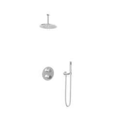 Hotbath IBS1A Buddy inbouw doucheset - staafhanddouche - 30cm hoofddouche - plafondbuis 15cm - zonder glijstang - Chroom