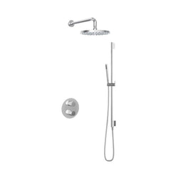 Hotbath IBS1A Buddy inbouw doucheset - staafhanddouche - 25cm hoofddouche - wandarm - met glijstang - Chroom