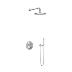 Hotbath IBS1A Buddy inbouw doucheset - staafhanddouche - 25cm hoofddouche - wandarm - zonder glijstang - Chroom