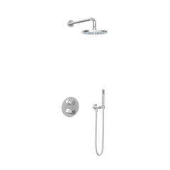 Hotbath IBS1A Buddy inbouw doucheset - staafhanddouche - 20cm hoofddouche - wandarm - zonder glijstang - Chroom