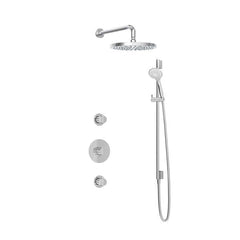 Hotbath IBS1 Buddy inbouw doucheset - ronde 3 standen handdouche - 30cm hoofddouche - wandarm - glijstang - Chroom