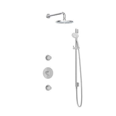 Hotbath IBS1 Buddy inbouw doucheset - ronde 3 standen handdouche - 20cm hoofddouche - wandarm - glijstang - Chroom
