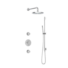 Hotbath IBS1 Buddy inbouw doucheset - staafhanddouche - 25cm hoofddouche - wandarm - glijstang - Chroom