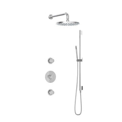 Hotbath IBS1 Buddy inbouw doucheset - staafhanddouche - 30cm hoofddouche - wandarm - glijstang - Chroom