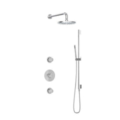 Hotbath IBS1 Buddy inbouw doucheset - staafhanddouche - 20cm hoofddouche - wandarm - glijstang - Chroom
