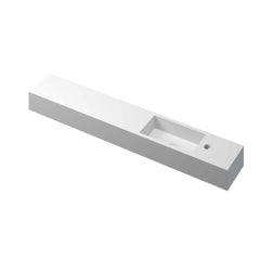 INK Nice Time Fonteinplateau - 120x20x10cm - rechthoekige kom - inkortbaar - Polystone