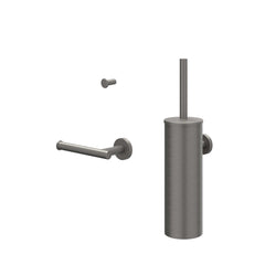 IVY Accessoireset - borstelgarnituur - wand model - handdoekhaak klein - toiletrolhouder