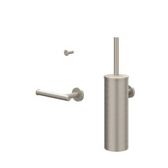 IVY Accessoireset - borstelgarnituur - wand model - handdoekhaak klein - toiletrolhouder