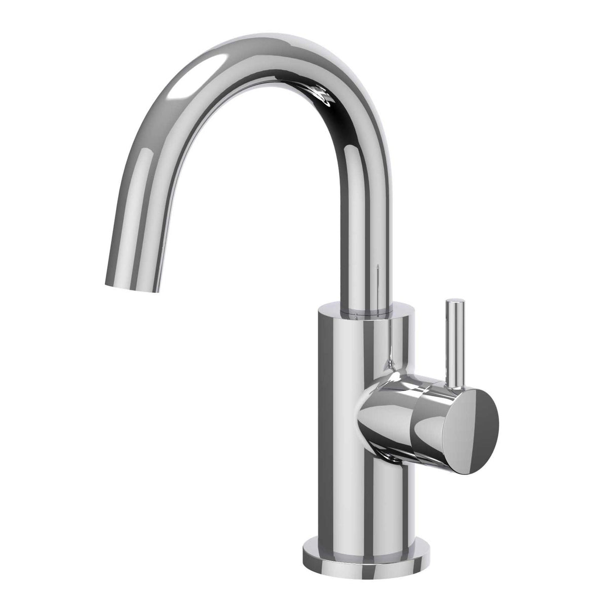 IVY Bond Basin Mixer - surface-mounted - medium height - swivel spout