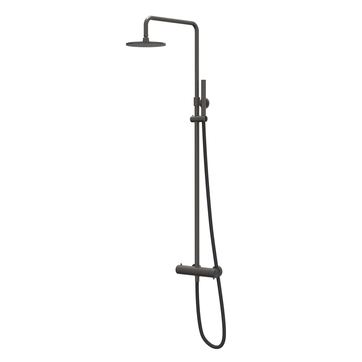 IVY Concord Regendoucheset - opbouw - 25cm medium hoofddouche - staafmodel handdouche - RVS316