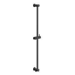 IVY Pact Regendoucheset - inbouw - 2-weg stop-omstel - 40cm wandarm - 30cm medium hoofddouche rond - glijstang met uitlaat - 150cm doucheslang - staafmodel handdouche - Zwart chroom PVD