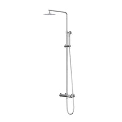 IVY Pact Regendoucheset - opbouw - 30cm slim hoofddouche - staafmodel handdouche - Chroom