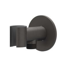 IVY Tribe Regendoucheset - inbouw - 2-weg stop-omstel - 30cm plafondbuis - 25cm medium hoofddouche rond - houder met uitlaat - 150cm doucheslang - staafmodel handdouche - RVS316 - geborsteld carbon black PVD