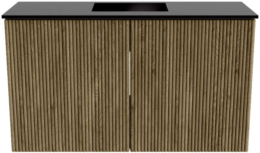 JOYA 70cm toiletmeubel kleur Dusk. Wastafel FAYE positie Midden 1 kraangat kleur Urban.