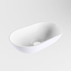 MONDIAZ POOLE solid surface opzetkom kleur Cale | Talc. Afmeting 30x18x8cm