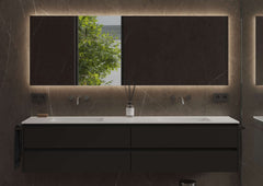 Martens Design Dublin spiegel 80x70cm - LED verlichting rondom - DUB800