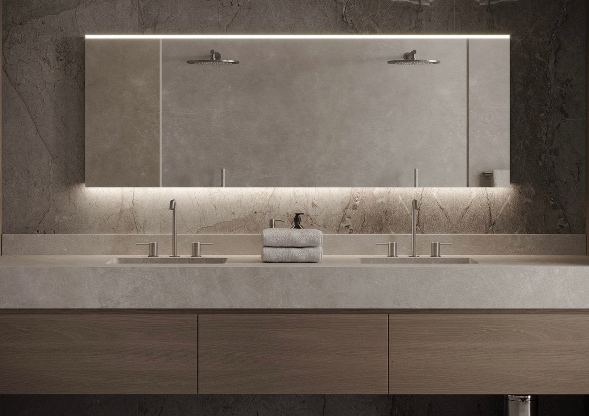 Martens Design Praag spiegel 120x70cm - LED verlichting boven & onder - PR1200