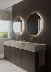 Martens & Meijer Design Stockholm spiegel - LED verlichting indirect - met verwarming