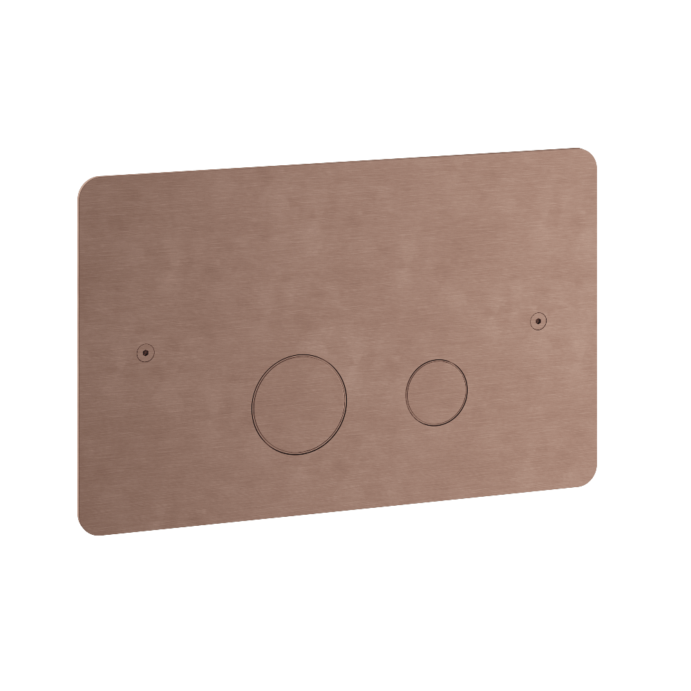 Hotbath Archie ARA320 bedieningsplaat 2-knops RVS 316 -  Geborsteld Koper PVD