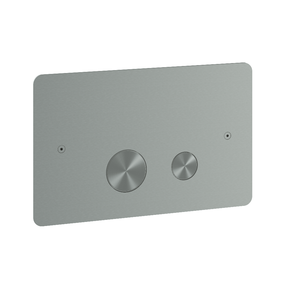 Hotbath Archie ARA320 bedieningsplaat 2-knops RVS 316 - RVS