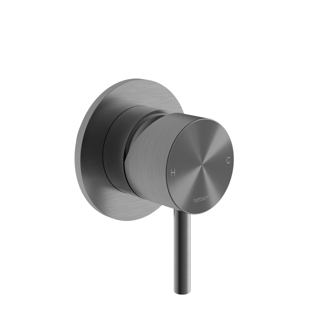 Hotbath Archie AR031 inbouw douchemengkraan RVS 316 - Geborsteld Gunmetal PVD