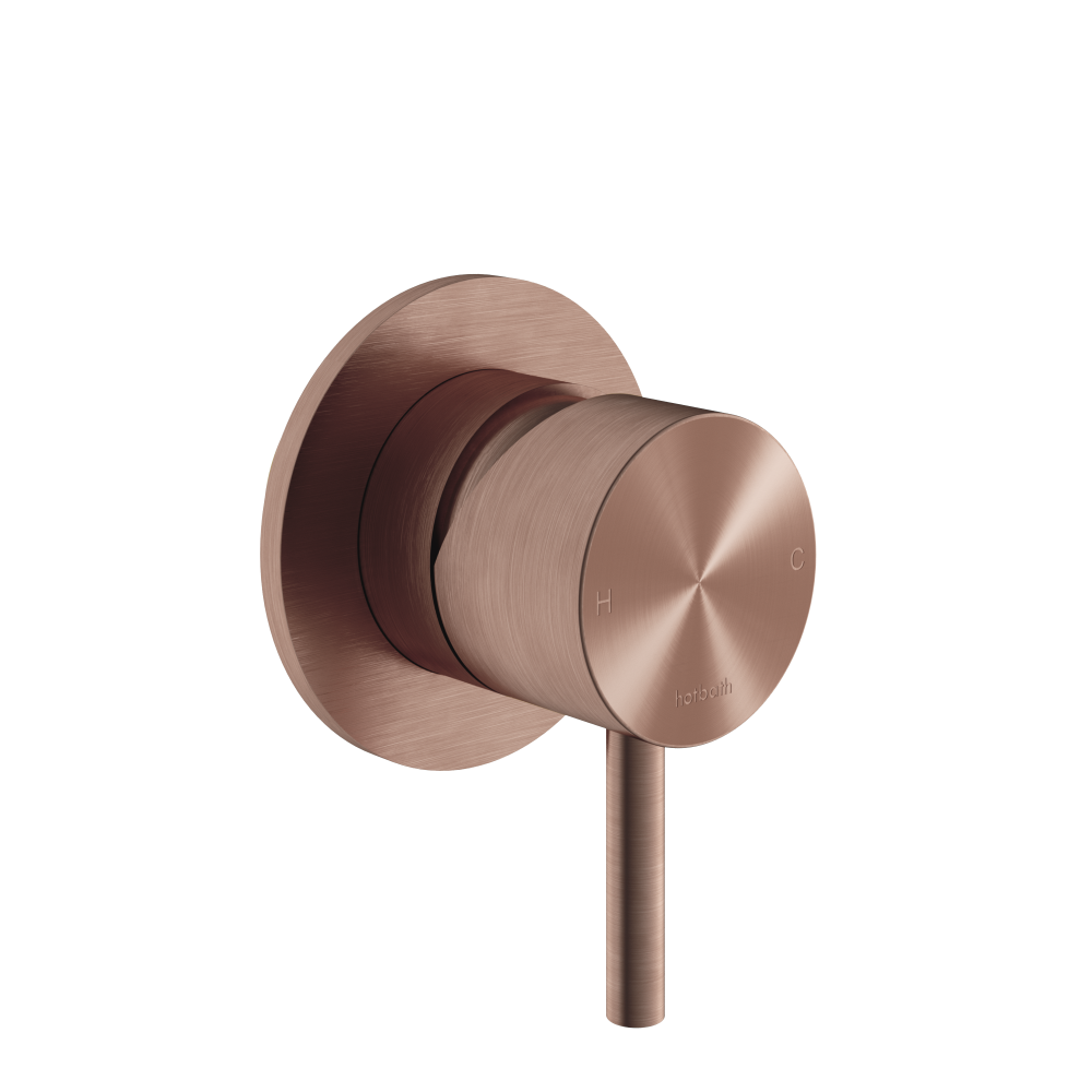 Hotbath Archie AR031 inbouw douchemengkraan RVS 316 - Geborsteld Koper PVD