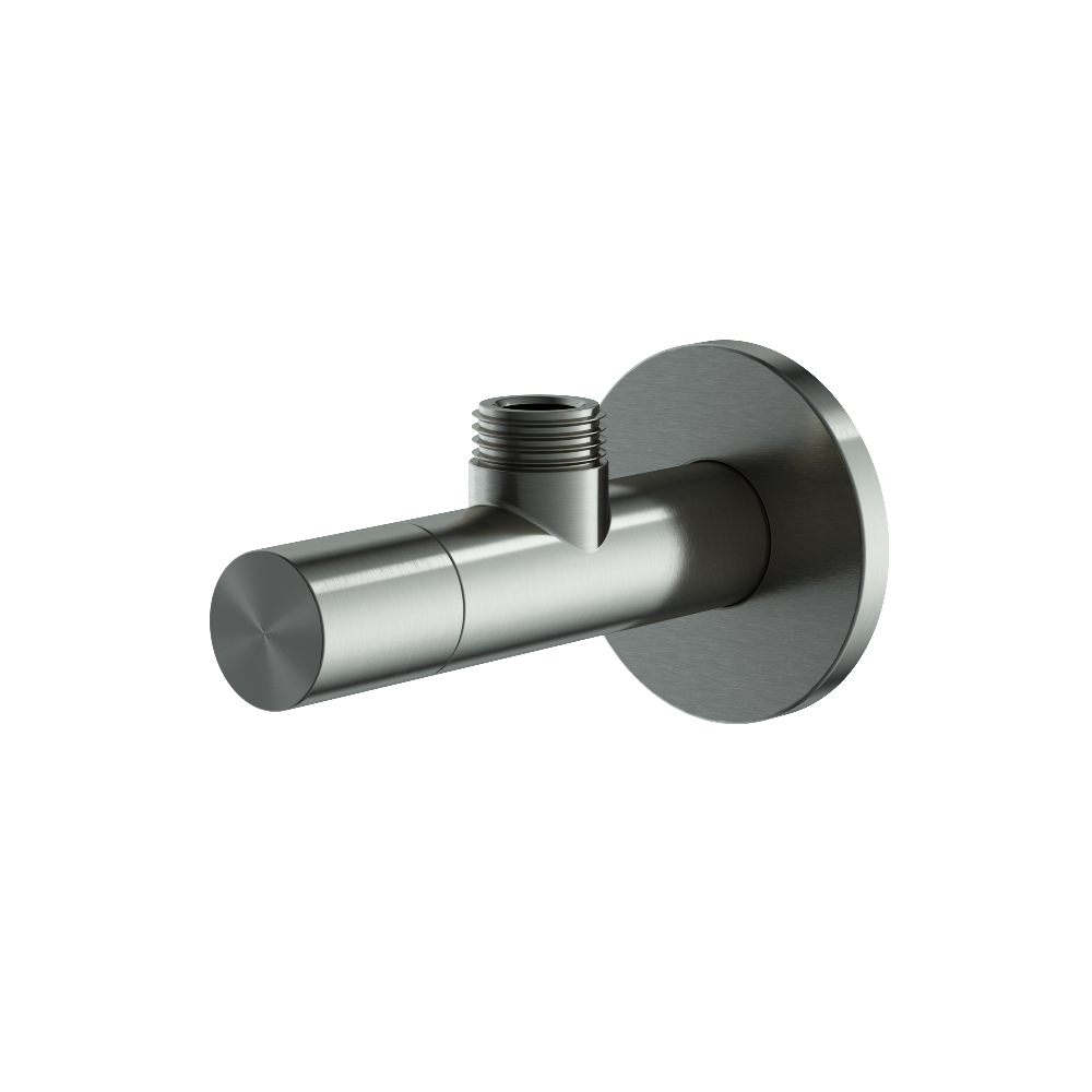 Hotbath Archie AR2002 hoekstopkraan met filter rond RVS 316 - RVS