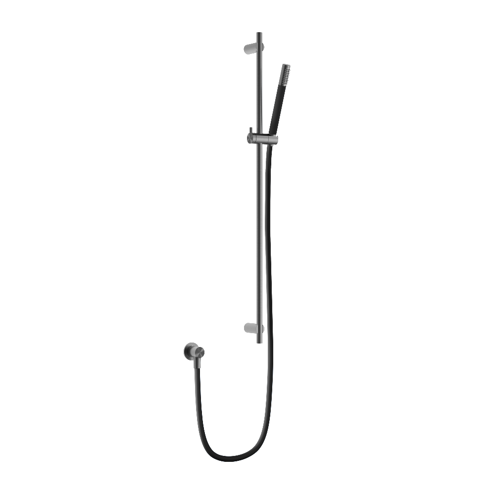 Hotbath Archie AR317 glijstang 90cm met handdouche en doucheslang  RVS 316 - Geborsteld Gunmetal PVD