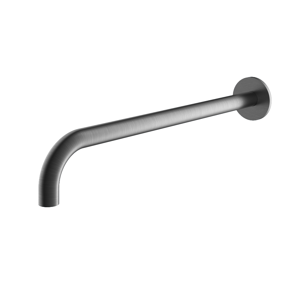 Hotbath Archie AR450 wandarm rond 40cm RVS 316 - Geborsteld Gunmetal PVD