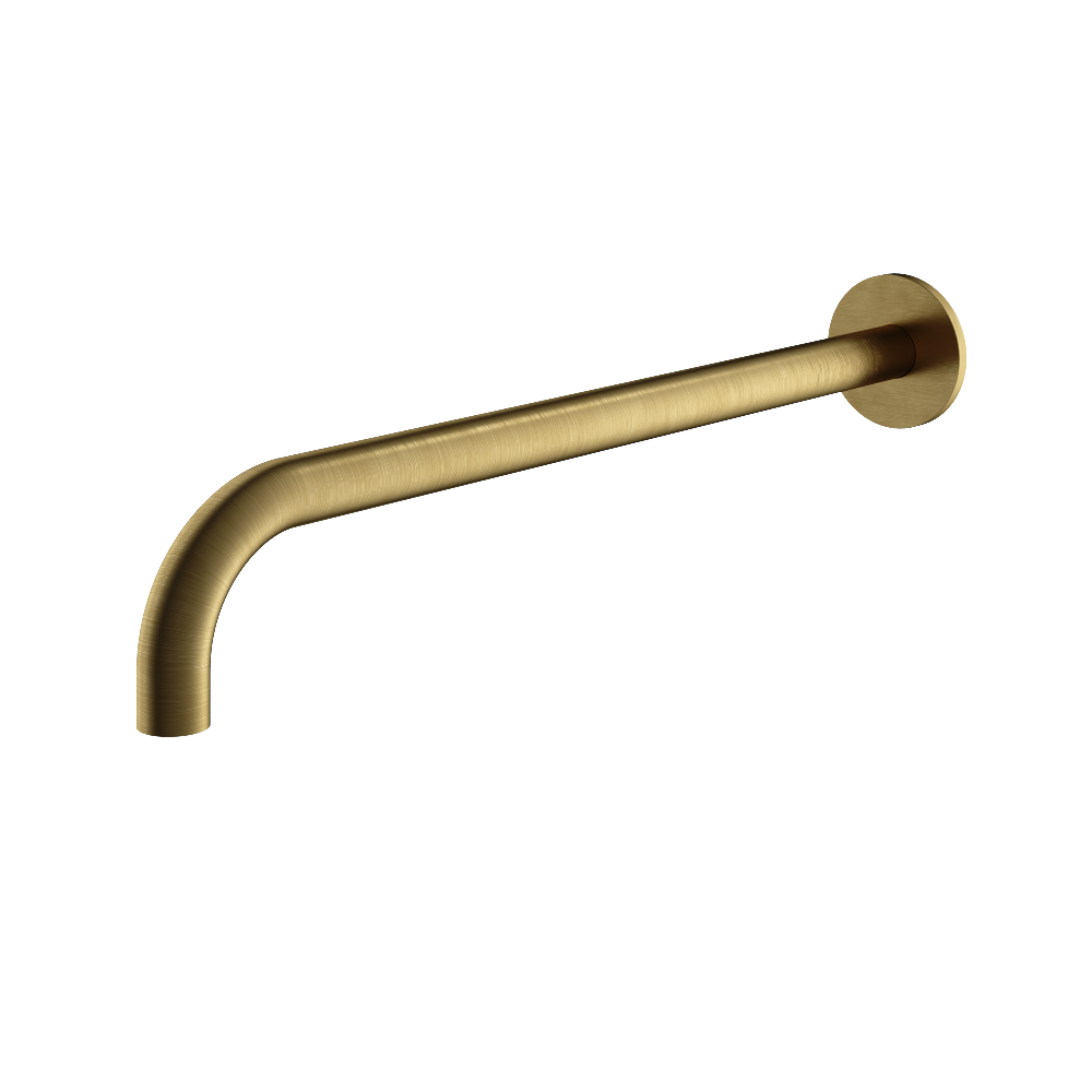 Hotbath Archie AR450 wandarm rond 40cm RVS 316 - Geborsteld Messing PVD