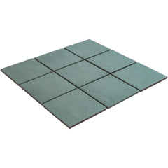 The Mosaic Factory Kasba Mozaïek Tegel Vierkant - Ocean Blue Glanzend Porselein 297x297 mm