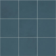 The Mosaic Factory Kasba Mozaïek Tegel Vierkant - Ocean Blue Mat Porselein 297x297 mm